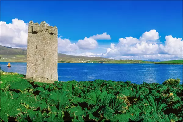 Carrickkildavnet Castle, Achill Island, County Mayo, Ireland