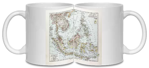 Map Of Indonesia, 1899