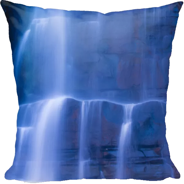 A blurred motion view of a waterfall near King George Falls in the Kimberley Region