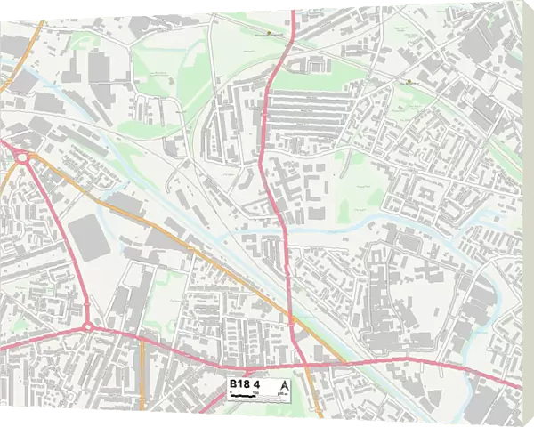 Birmingham B18 4 Map