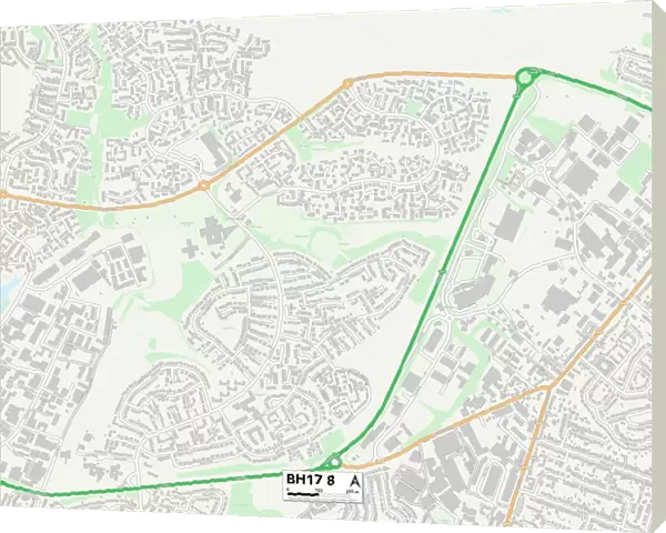 Poole BH17 8 Map