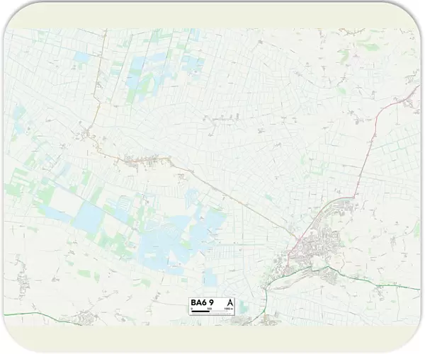 Mendip BA6 9 Map