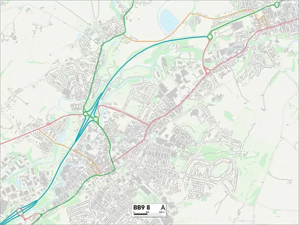 Pendle BB9 8 Map