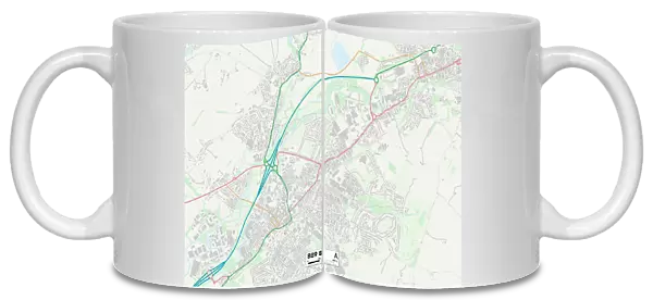 Pendle BB9 8 Map