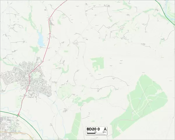 Bradford BD20 0 Map