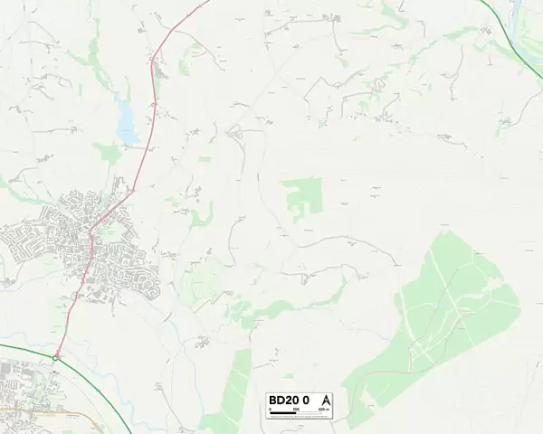 Bradford BD20 0 Map