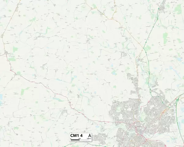 Chelmsford CM1 4 Map
