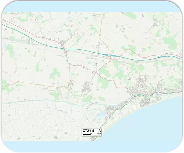 Kent CT21 4 Map