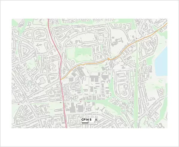 Cardiff CF14 5 Map