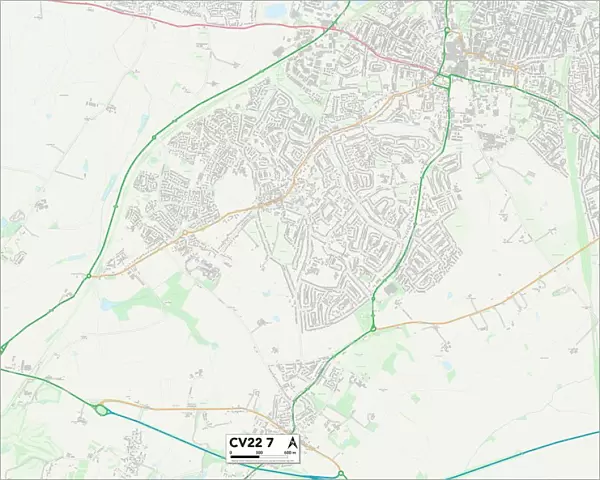 Rugby CV22 7 Map