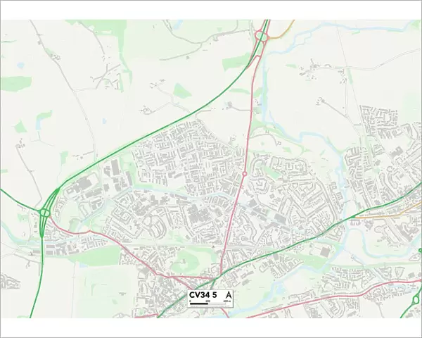 Warwick CV34 5 Map
