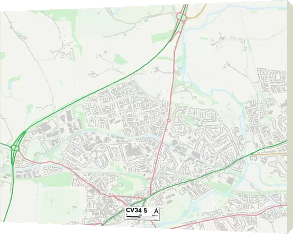 Warwick CV34 5 Map