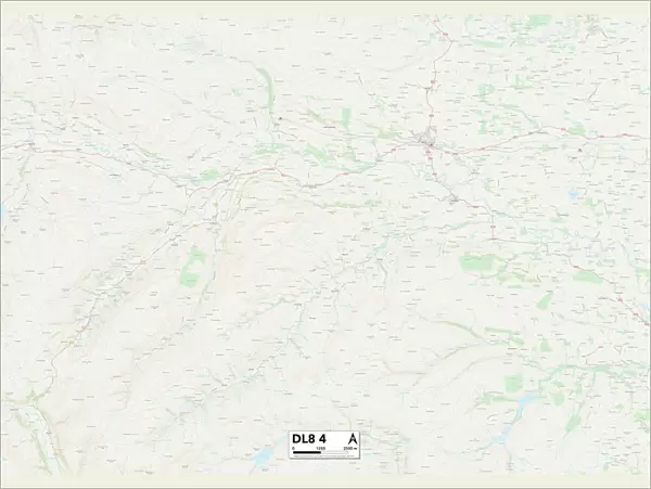 North Yorkshire DL8 4 Map