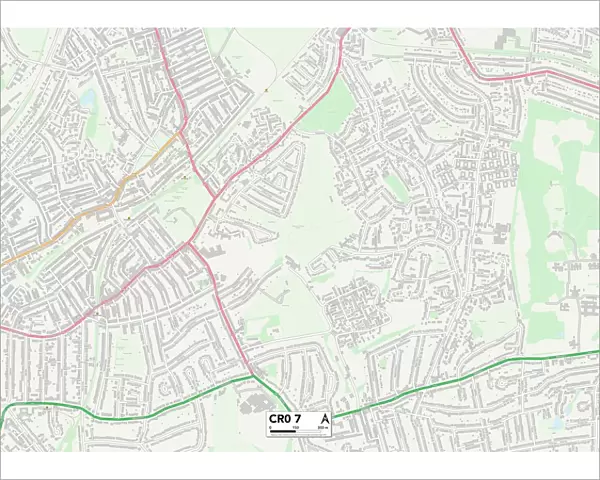 Croydon CR0 7 Map