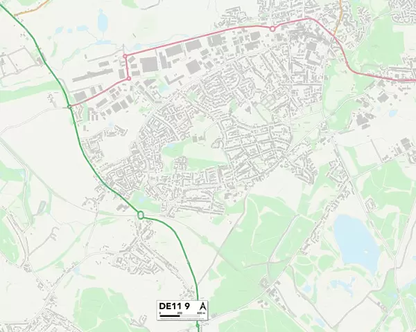 South Derbyshire DE11 9 Map