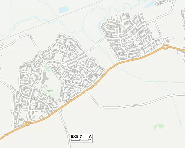 East Devon EX5 7 Map