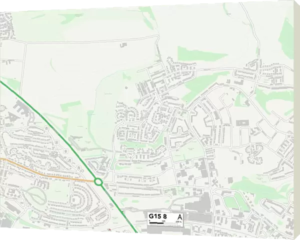 Glasgow G15 8 Map