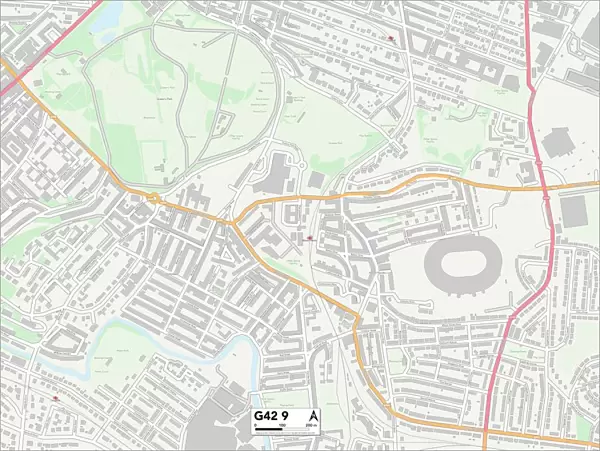 Glasgow G42 9 Map