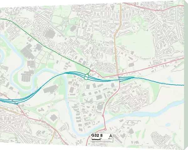 Glasgow G32 8 Map