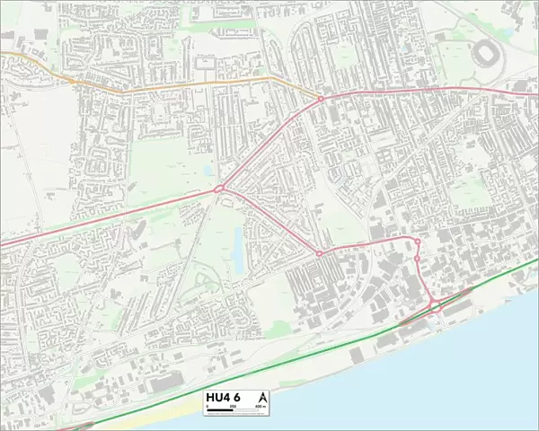 Kingston upon Hull HU4 6 Map