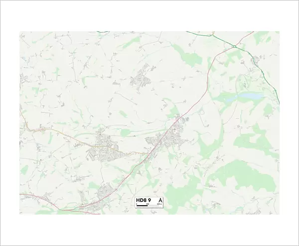 Kirklees HD8 9 Map