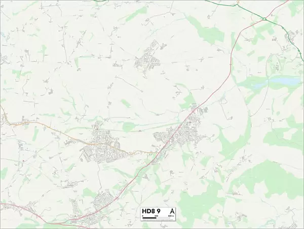 Kirklees HD8 9 Map