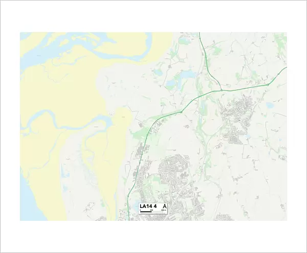 Barrow-in-Furness LA14 4 Map