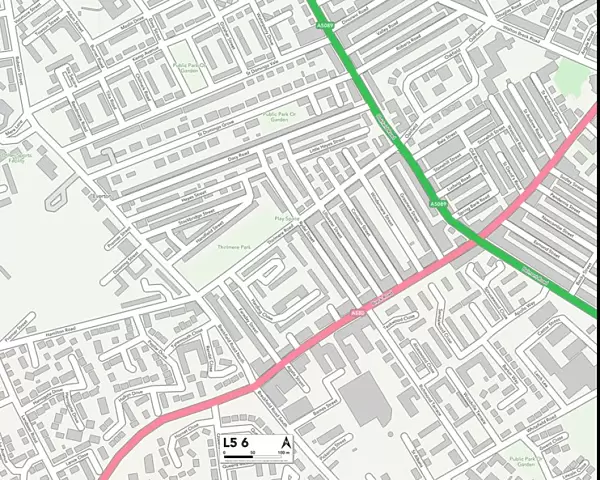 Liverpool L5 6 Map