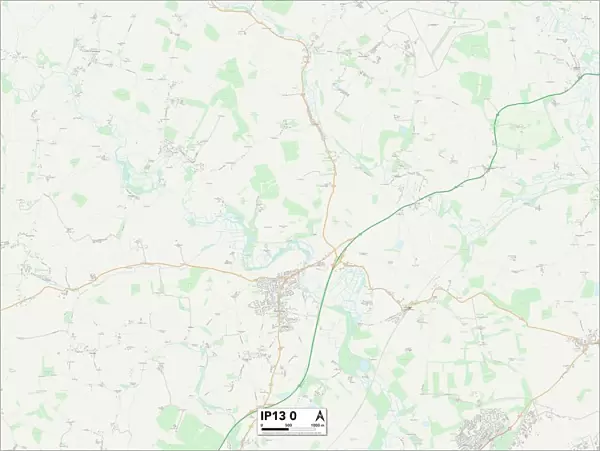 Suffolk Coastal IP13 0 Map