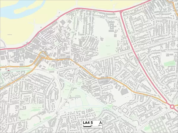 Lancaster LA4 5 Map