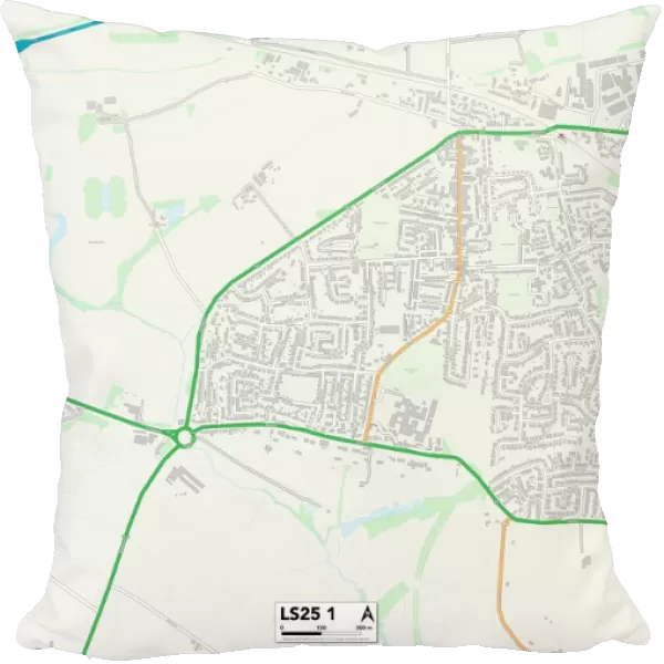Leeds LS25 1 Map