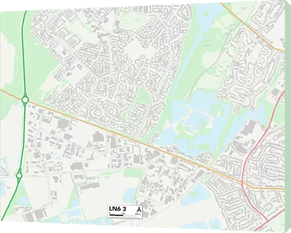 Lincoln LN6 3 Map