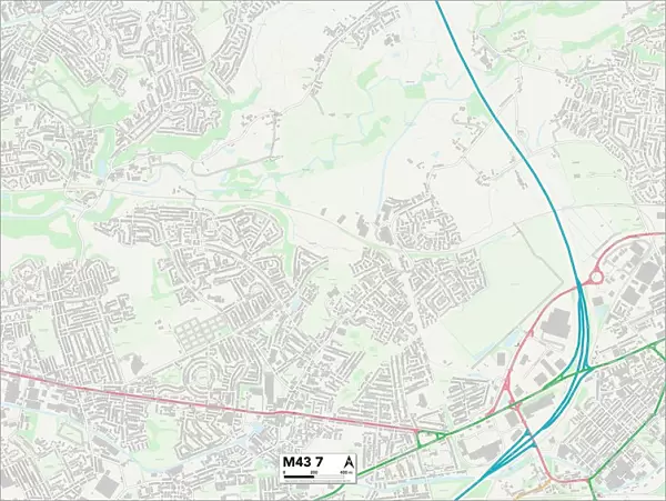 Tameside M43 7 Map