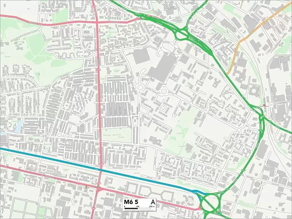 Salford M6 5 Map