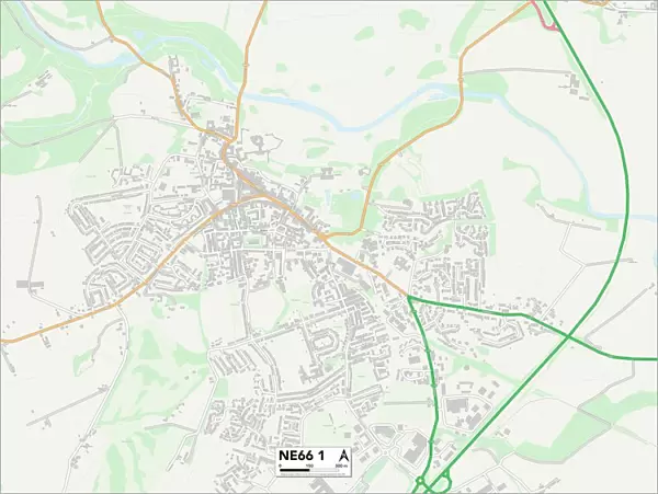 Northumberland NE66 1 Map