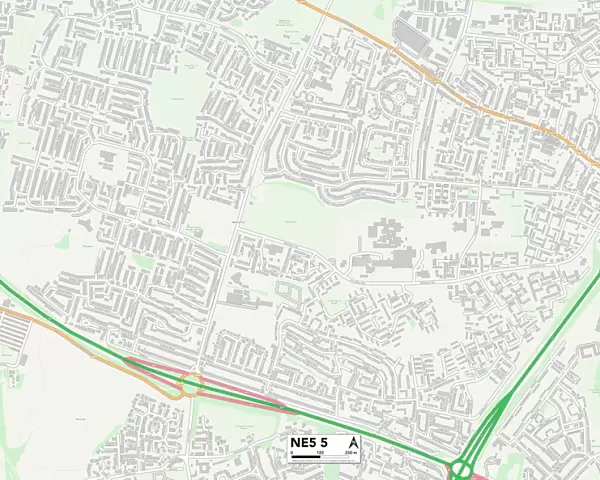 Newcastle NE5 5 Map