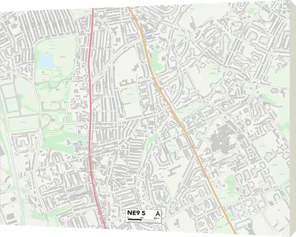 Gateshead NE9 5 Map