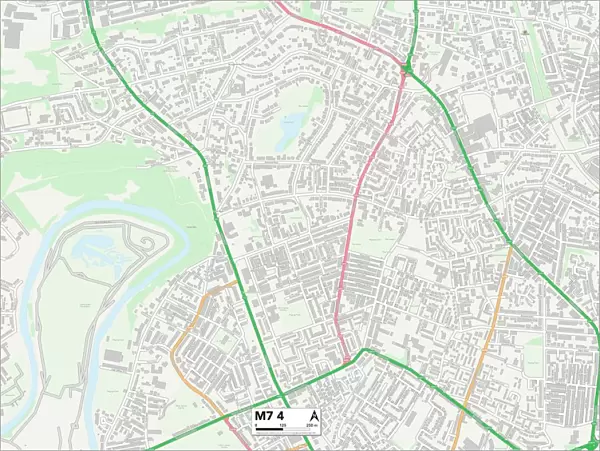 Salford M7 4 Map