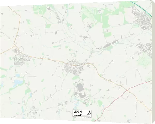 Leicester LE9 9 Map