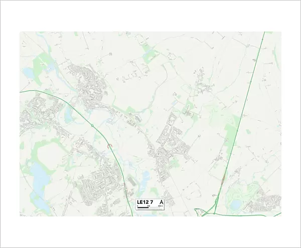 Charnwood LE12 7 Map