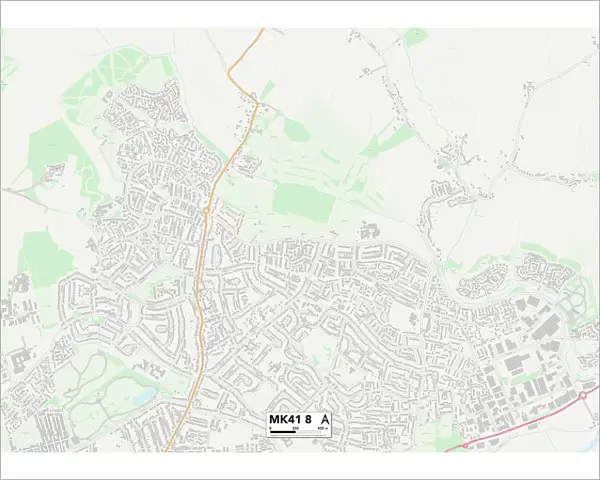 Bedford MK41 8 Map