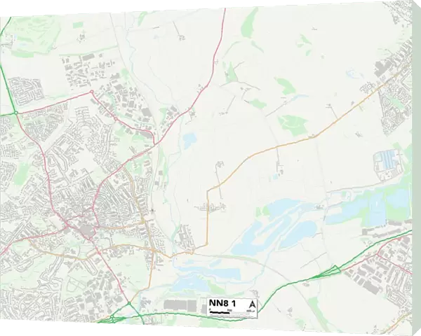 Wellingborough NN8 1 Map