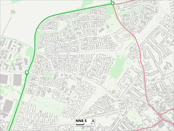 Wellingborough NN8 5 Map
