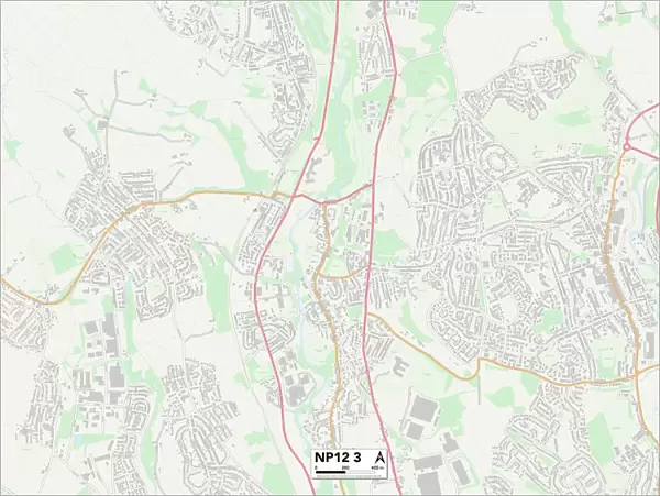 Caerphilly NP12 3 Map