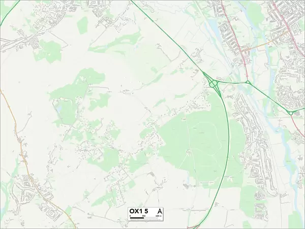 Oxford OX1 5 Map