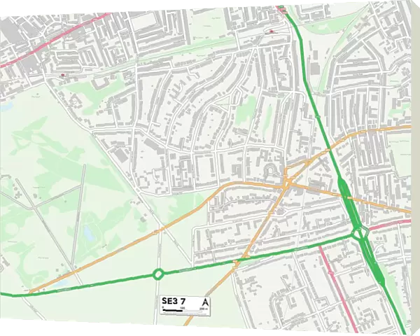 Greenwich SE3 7 Map
