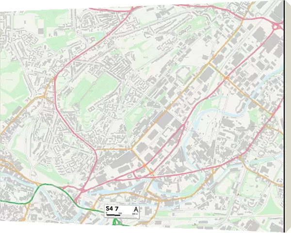 Sheffield S4 7 Map