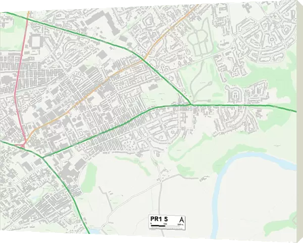 Preston PR1 5 Map