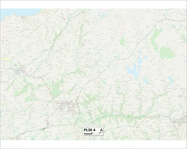 Cornwall PL30 4 Map