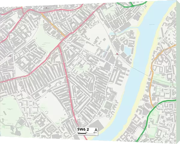 Hammersmith and Fulham SW6 2 Map